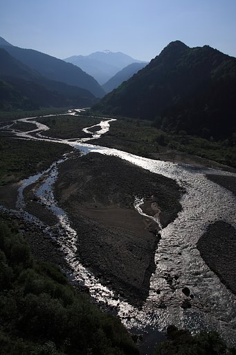 立山の朝