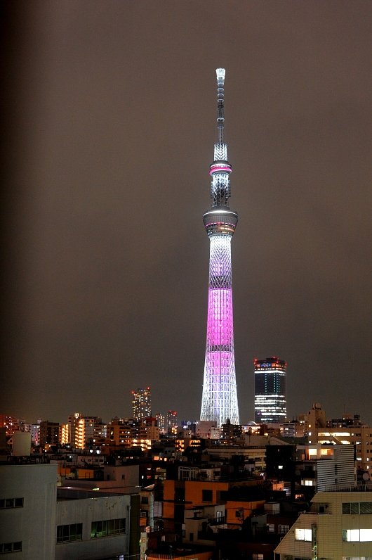 夜のスカイツリー