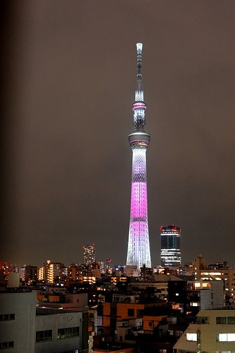 夜のスカイツリー