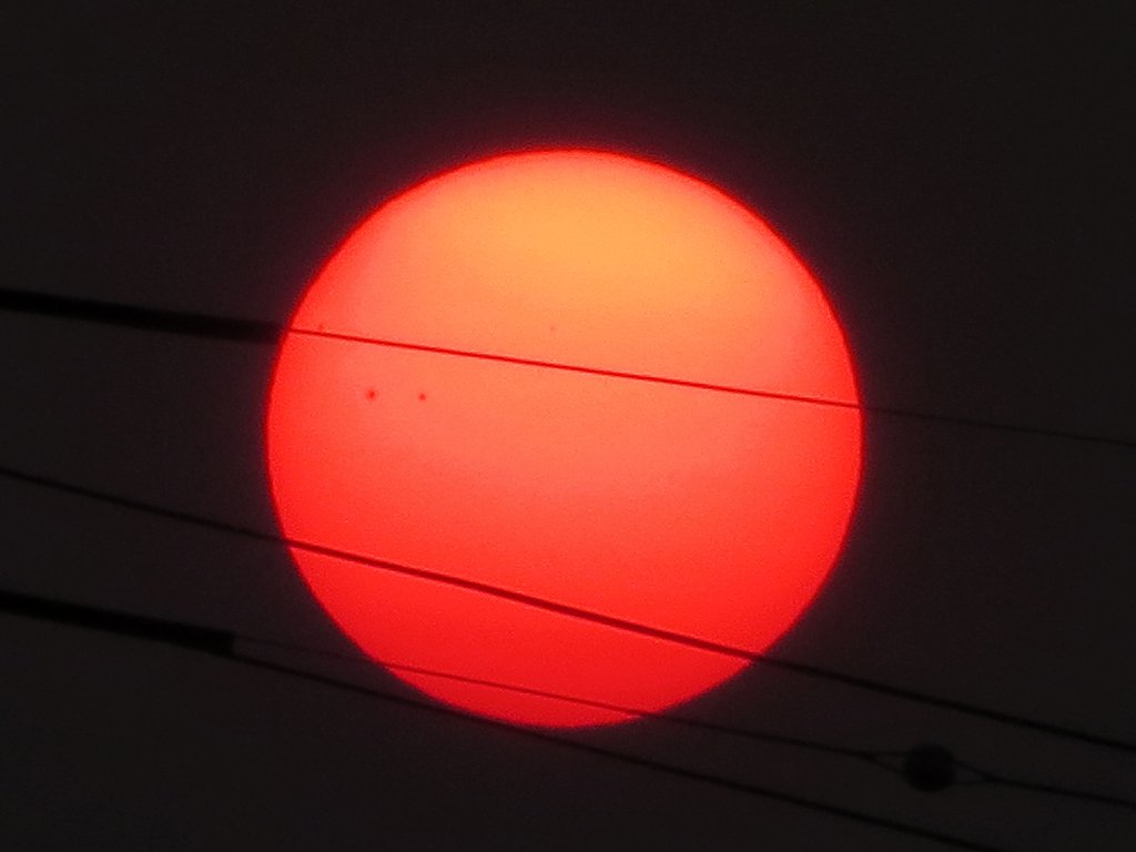夕日