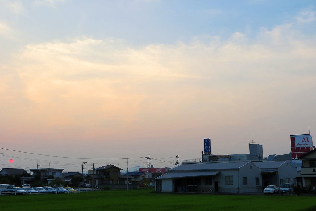 夕日