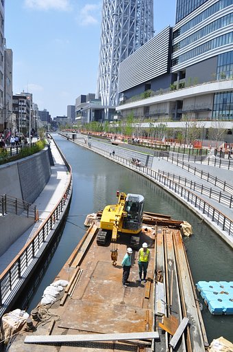 最後の工事風景