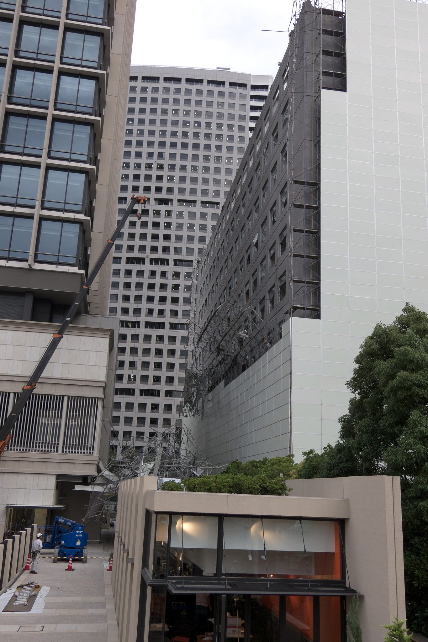 台風の爪痕