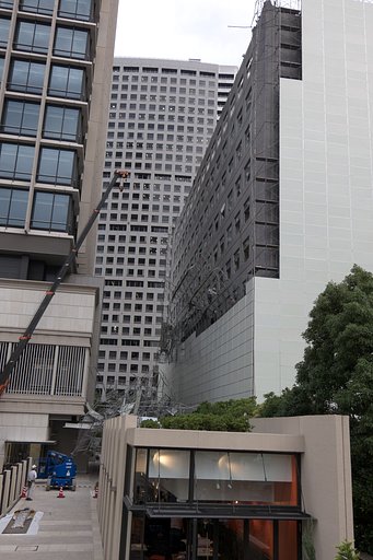台風の爪痕