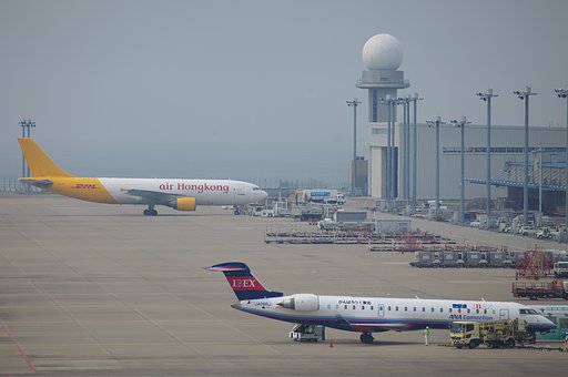 中部国際空港にて