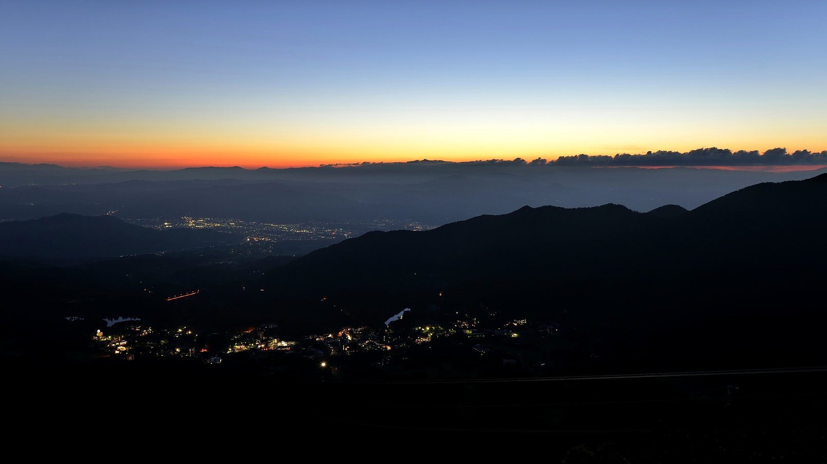蔵王の夜景