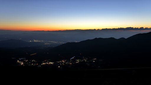 蔵王の夜景