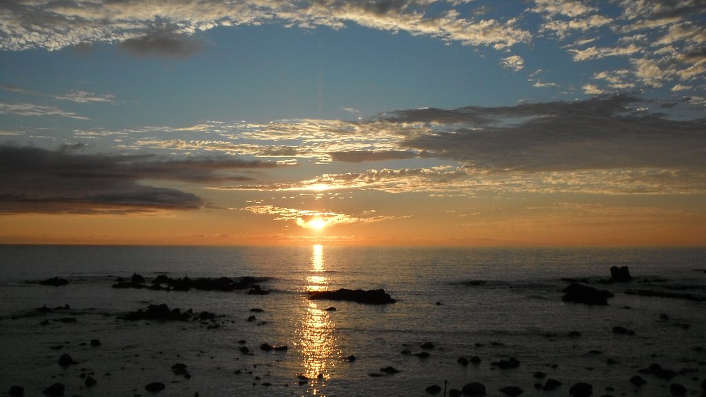 【夏の日】夕日