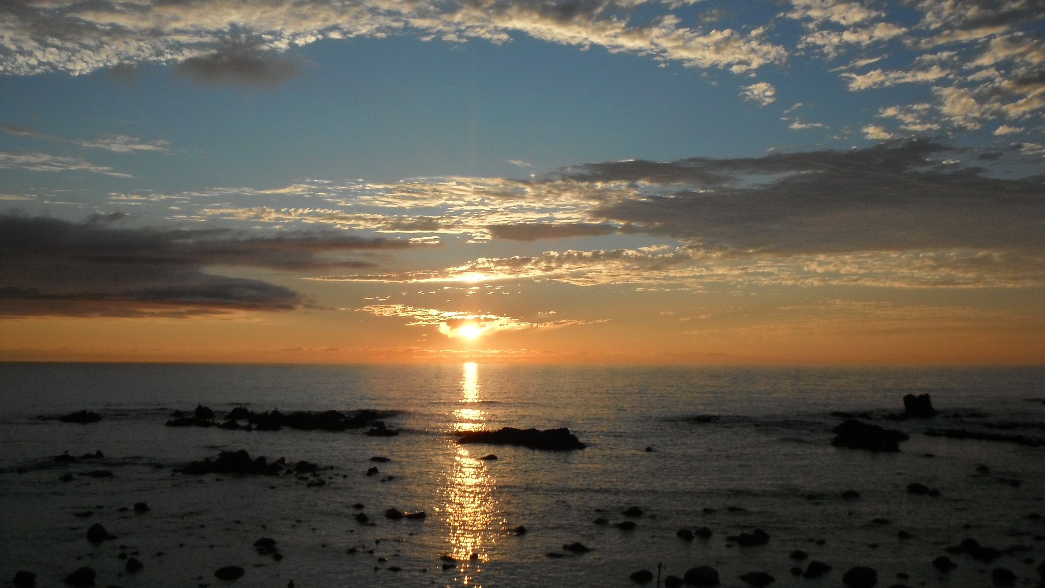 【夏の日】夕日