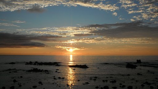 【夏の日】夕日