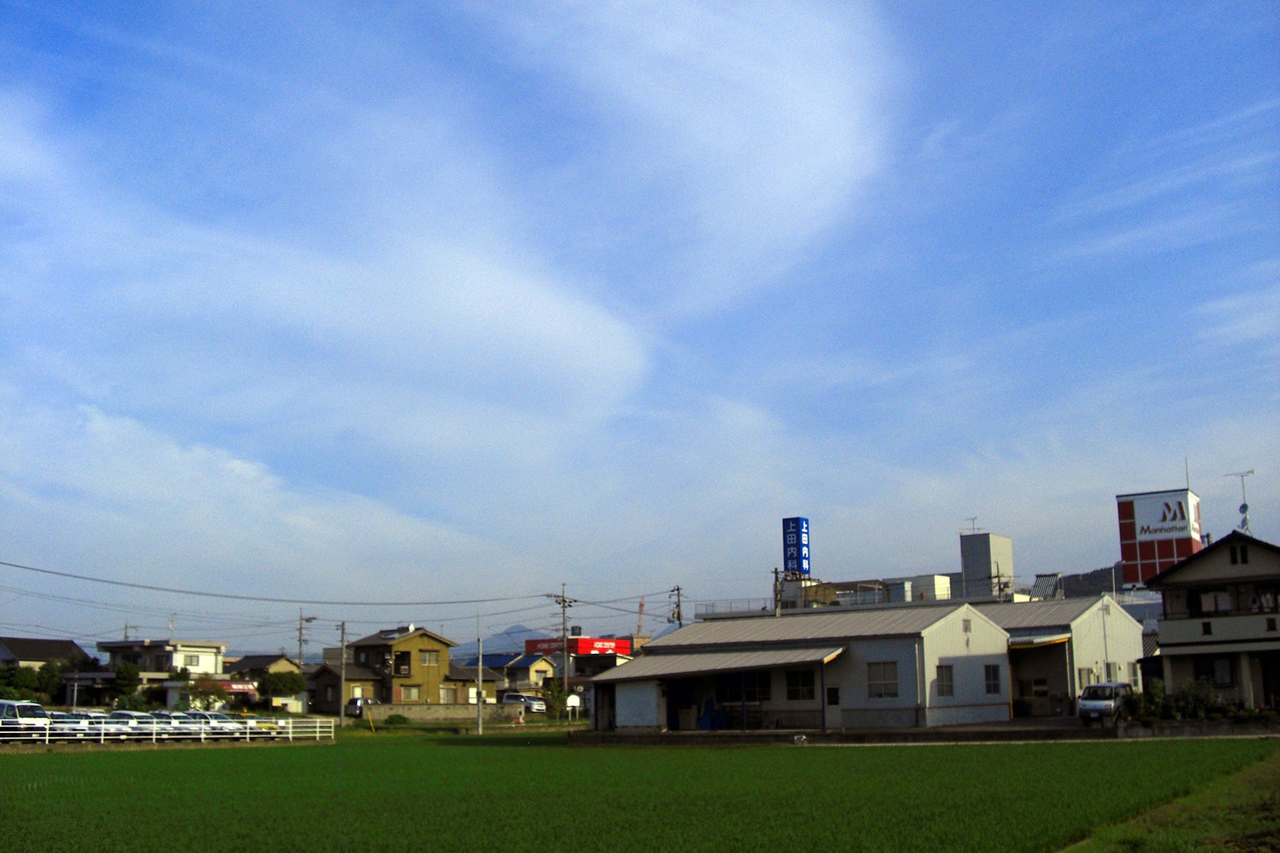 定点の朝空