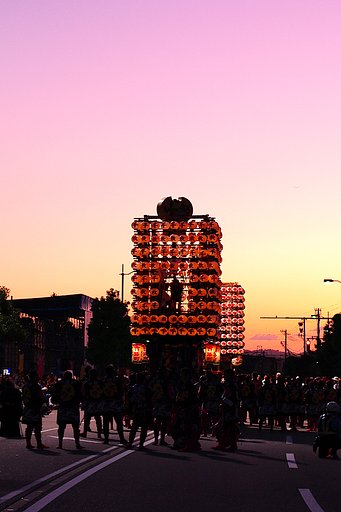 【夕日】出陣前