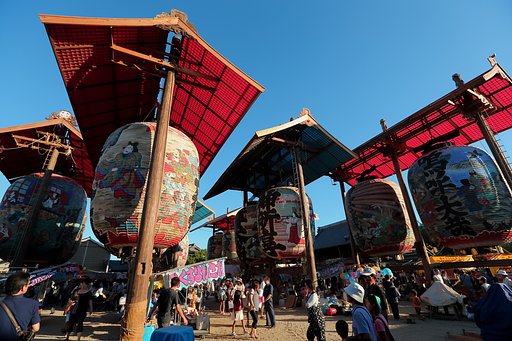 三河一色の大提灯祭り