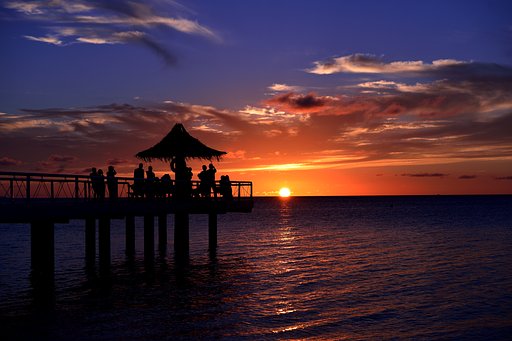 夕日