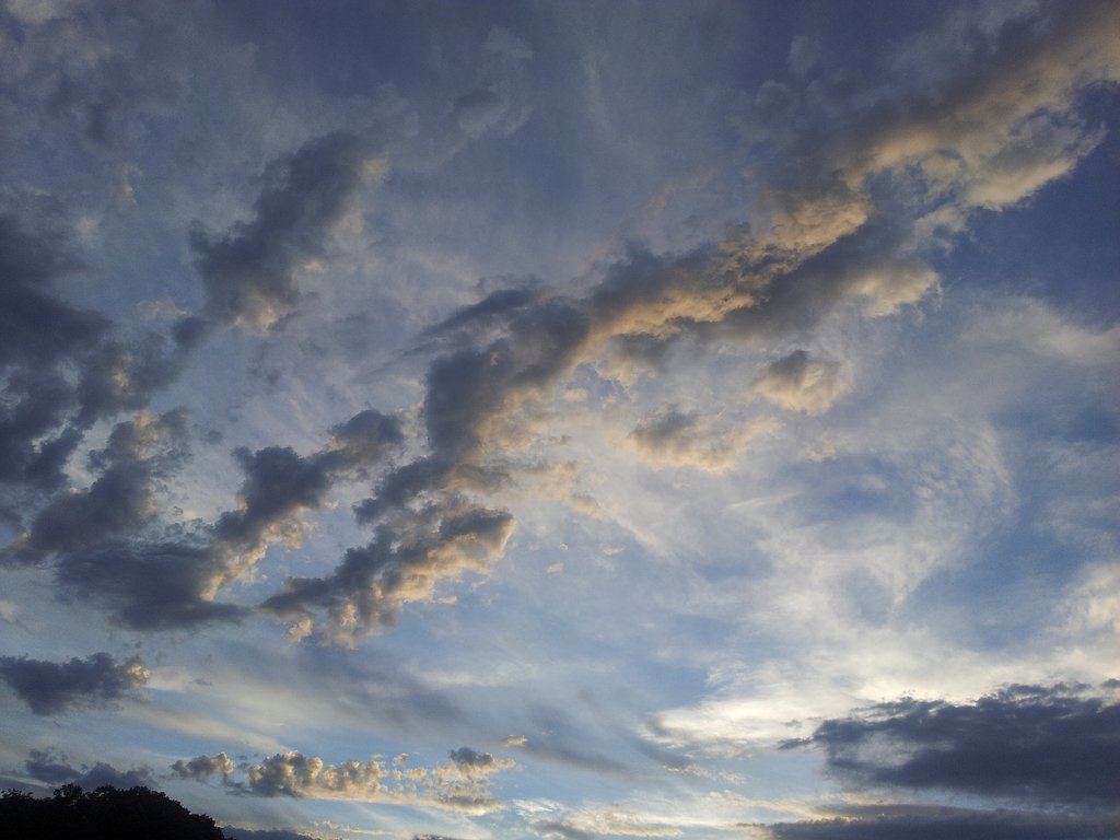 夕方の雲