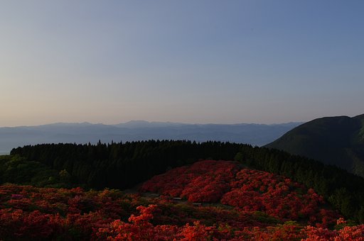 葛城山から大峰山系