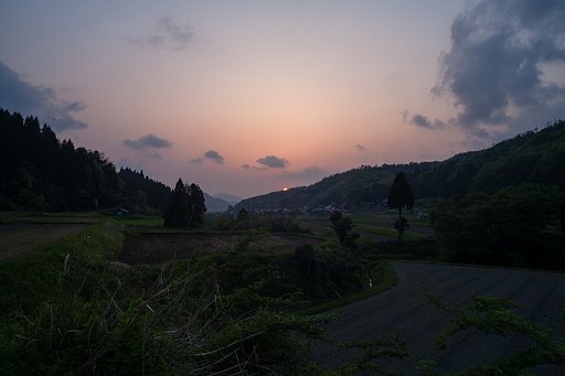 日没・・。