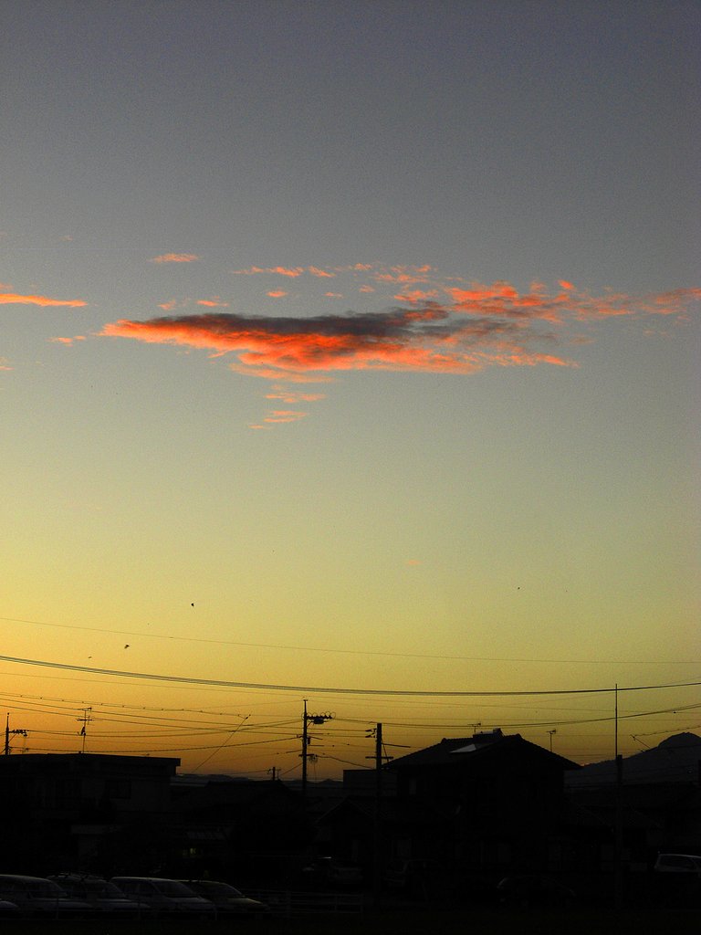 夕焼け雲