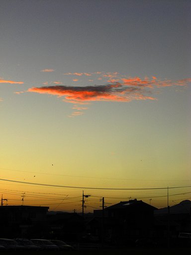 夕焼け雲