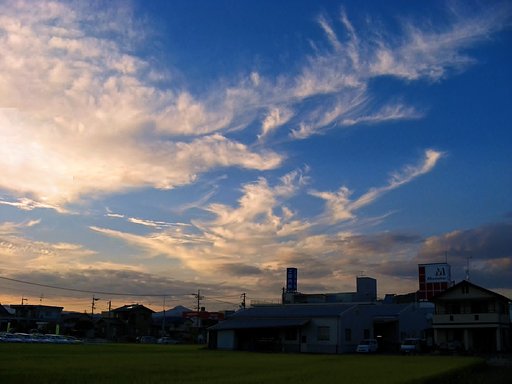 秋の夕暮れ