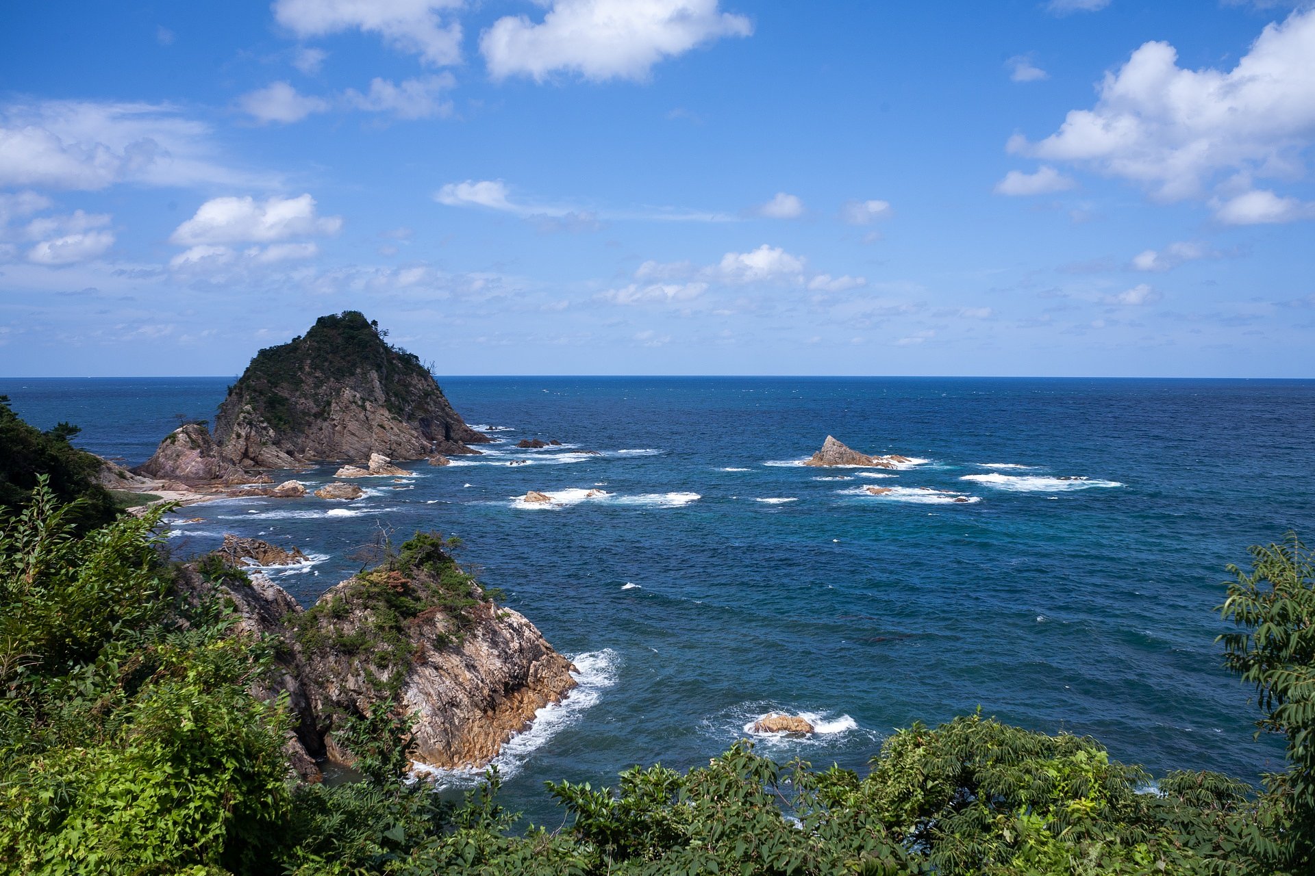 浦富海岸、城原海岸。