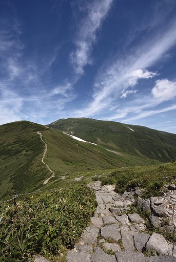 月山登山道