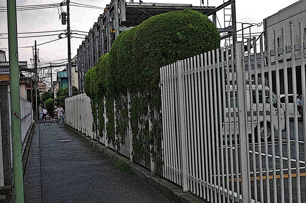 ㍵　駅への近道　㍵