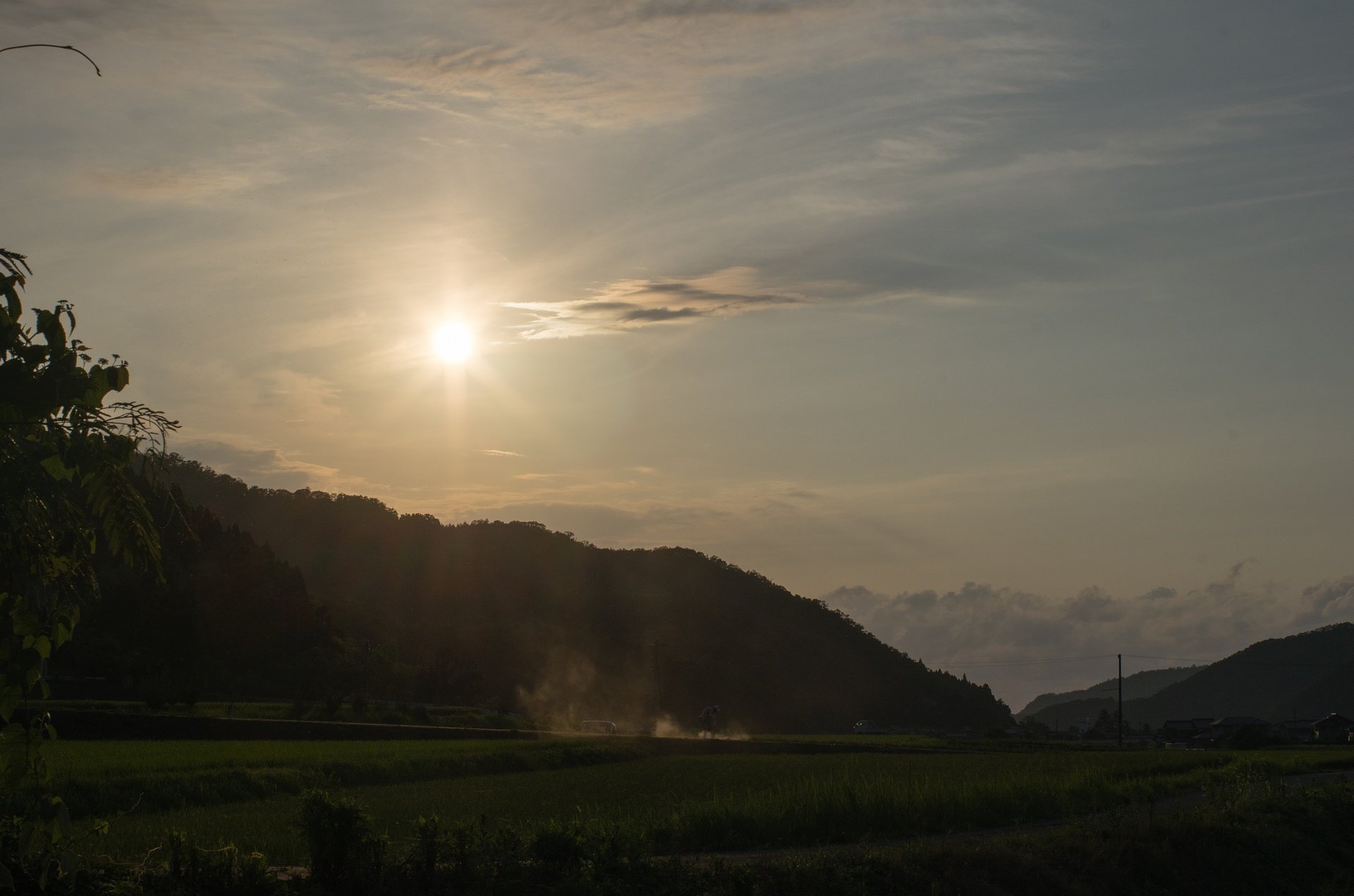 夕焼け。