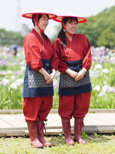 笑顔の花が咲く