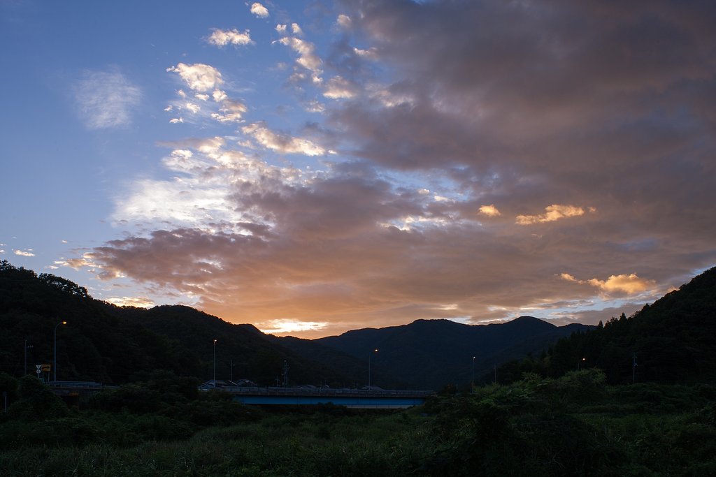 早朝の東空!