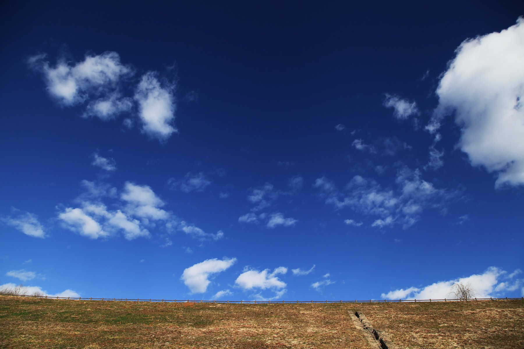 丘の上の空