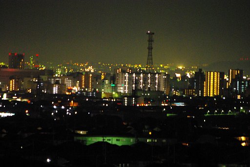 コンビナートの夜景
