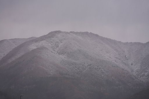 初雪がわが町にも・・