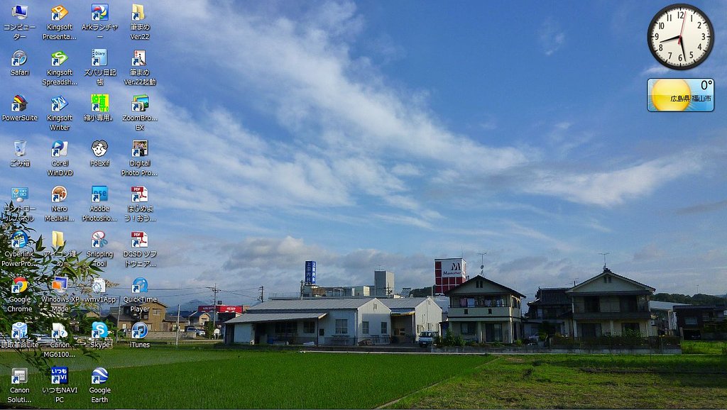 今朝の気温