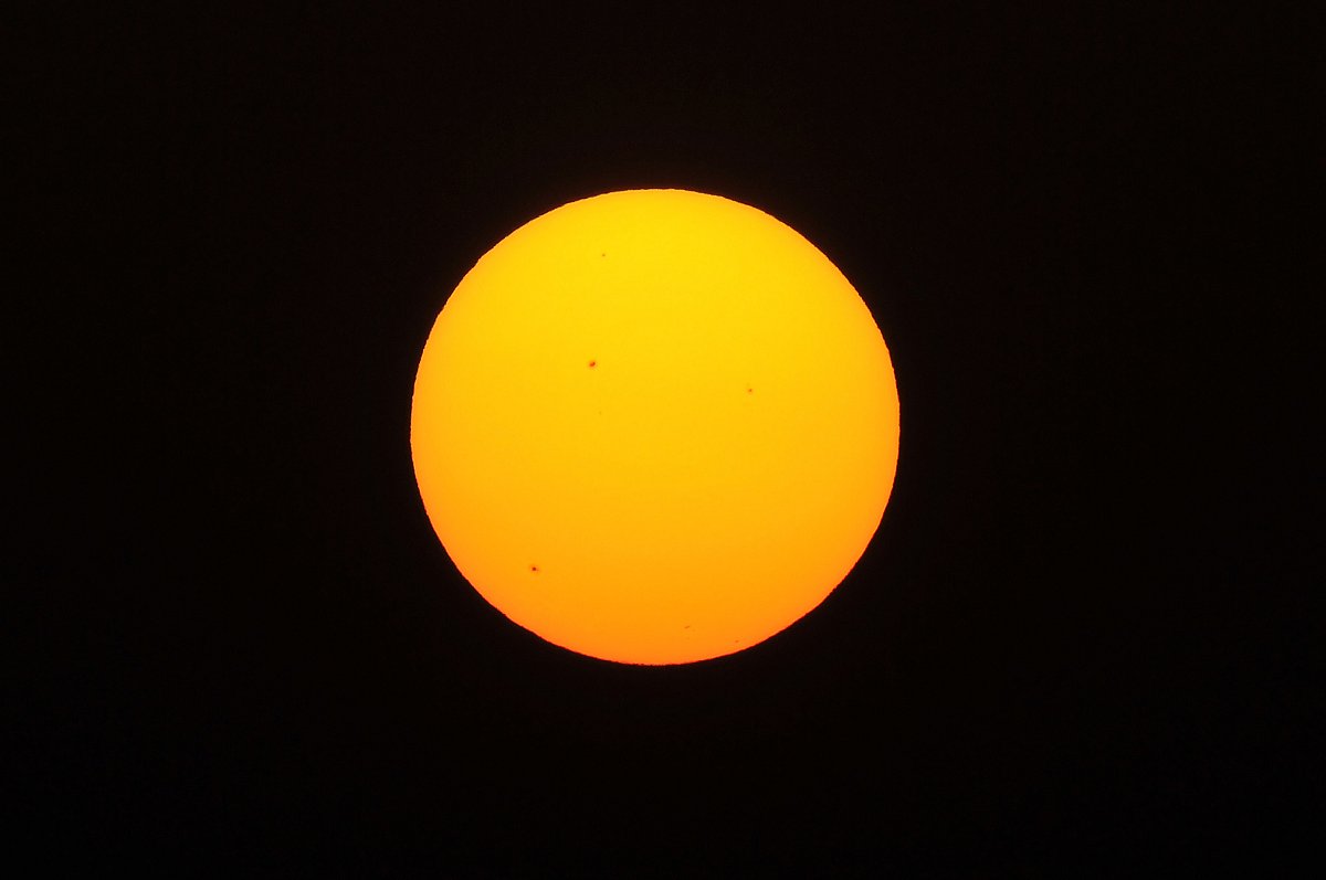 直の太陽