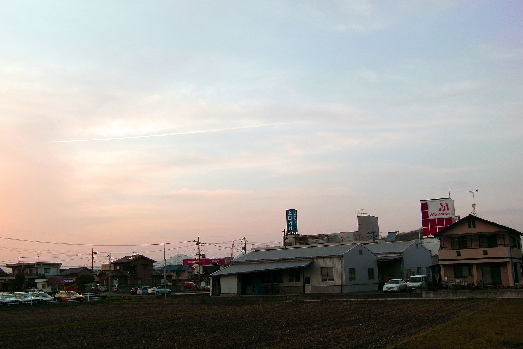 ほんのり夕焼け