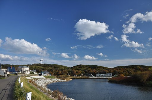 晩秋の青空