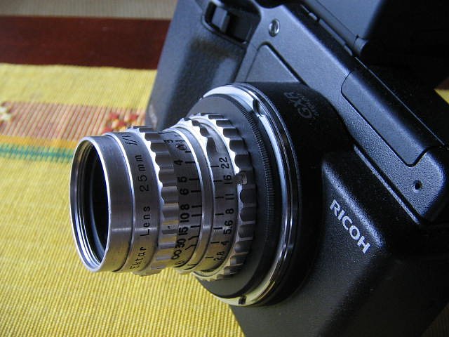 GXR A12にシネレンズ