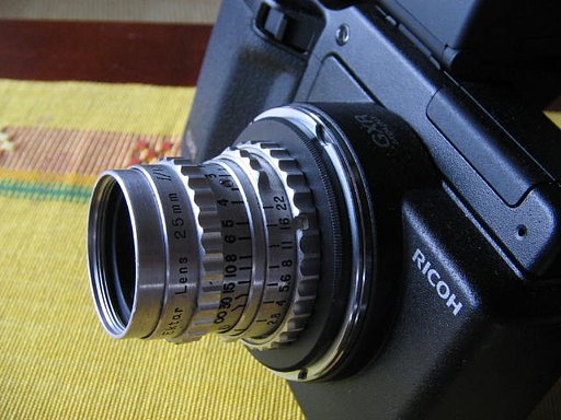 GXR A12にシネレンズ