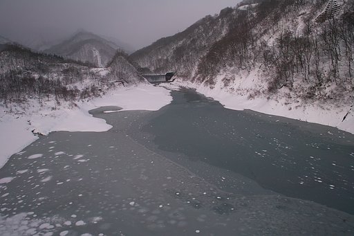 月山の冬