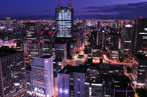 大阪夜景☆クリスマス