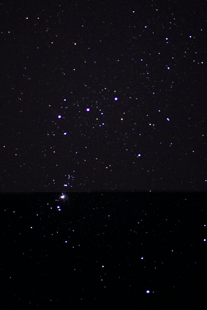 実家の星空