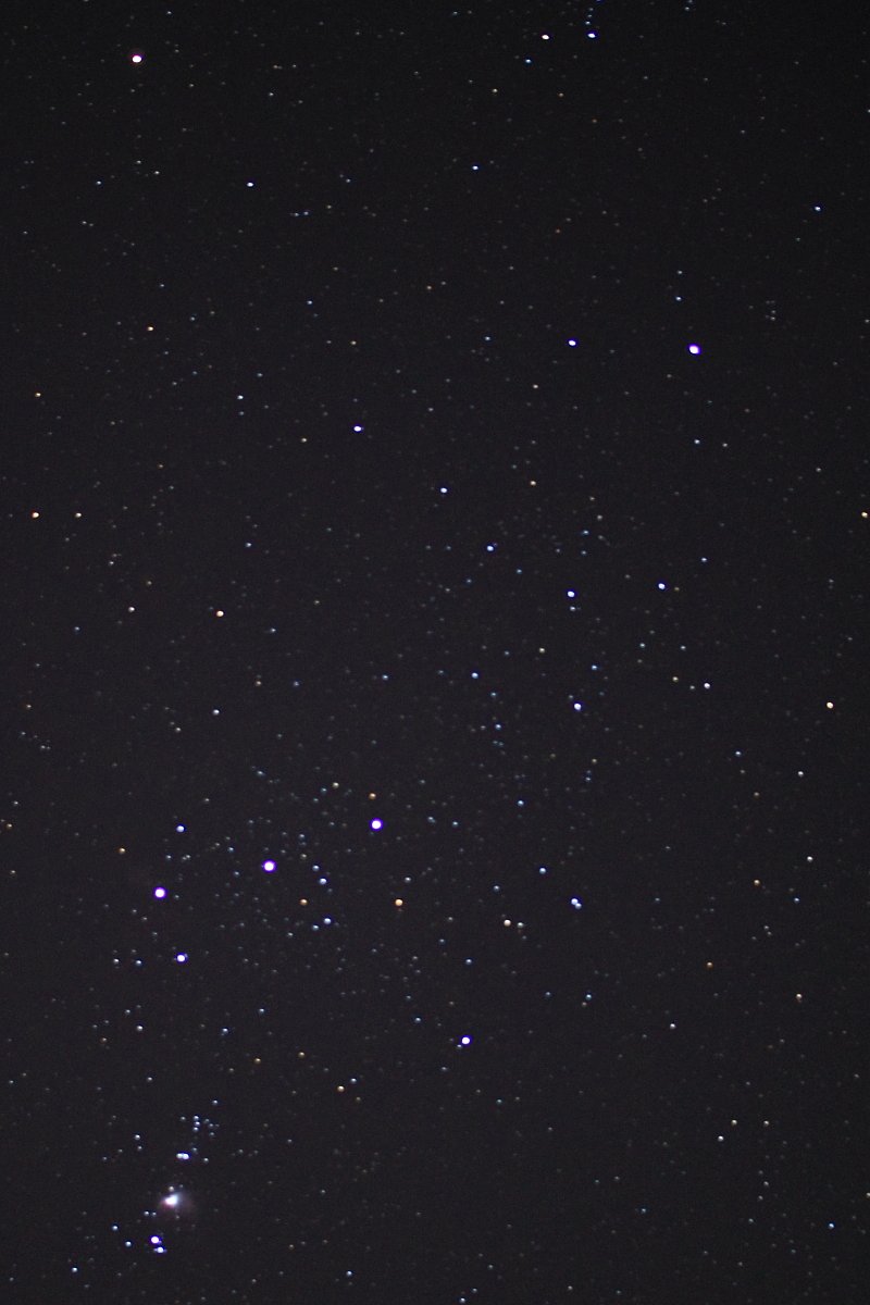 実家の星空（ベテルギウス入り）