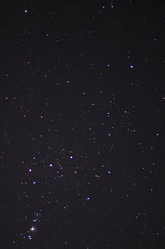 実家の星空（ベテルギウス入り）