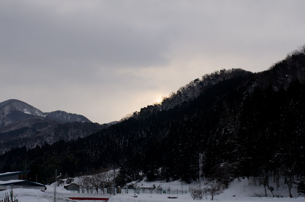 朧な朝日の出!