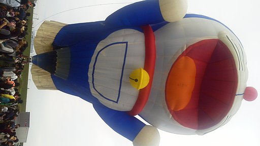 【紅】鼻水太朗バルーンに乗る