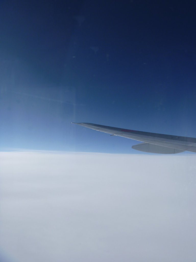 機内の中から〜＾