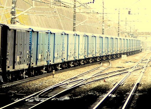 間もなく見納め　ワム貨物列車