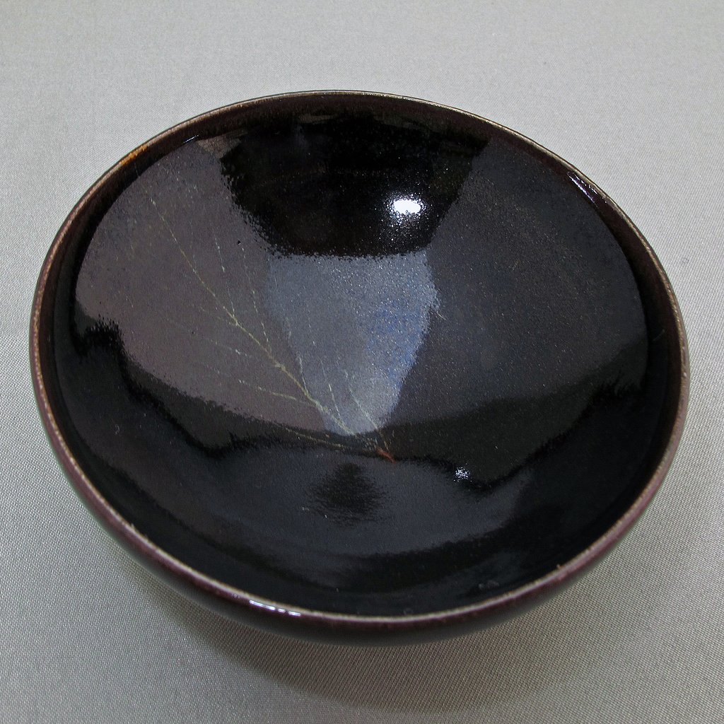 【わびさび】木の葉天目