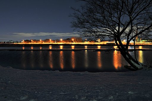 雪上がりの夜明け前